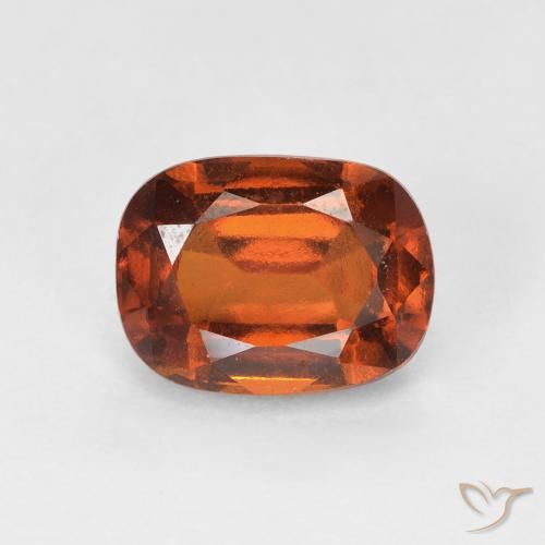 2.08ct Naturale Arancione scuro Granato hessonite, Cuscino, VS