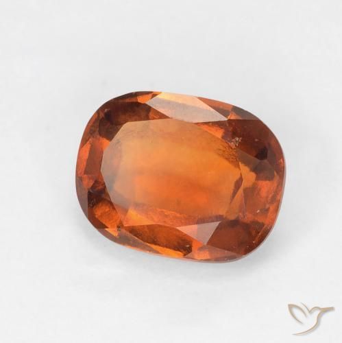 Granato hessonite Arancione scuro naturale da 2.39 ct, Cuscino, VS