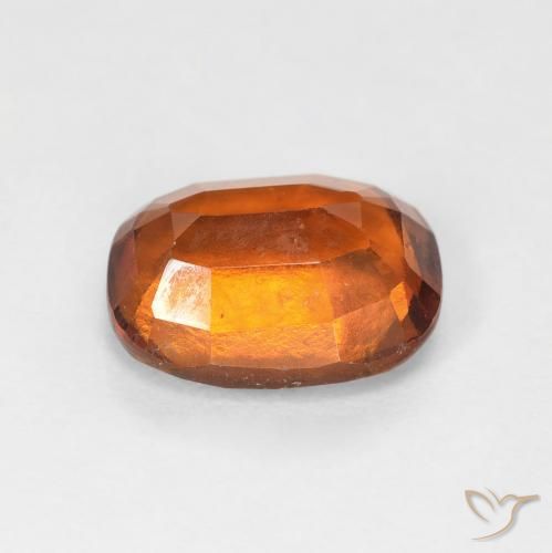 Granato hessonite Arancione scuro naturale da 2.39 ct, Cuscino, VS