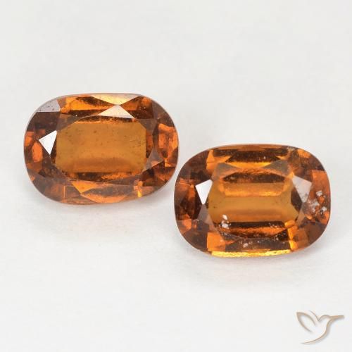 2.31ctw Naturale Arancione marroncino Granato hessonite, Cuscino, VS