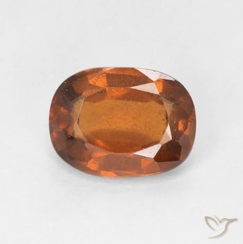 2.27ct Naturale Arancia Fuoco Granato hessonite, Cuscino, VS-SI