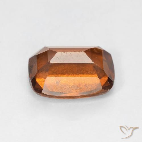 Granato hessonite Arancione scuro naturale da 2.60 ct, Cuscino, VS-SI