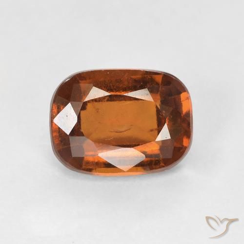 1.78ct Naturale Arancio Medio Granato hessonite, Cuscino, VS-SI