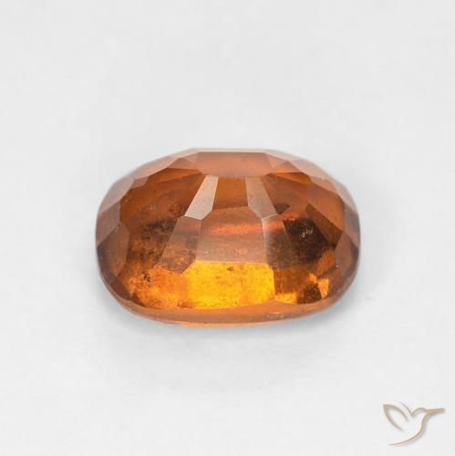 Granato hessonite Arancione scuro naturale da 2.04 ct, Cuscino, VS-SI
