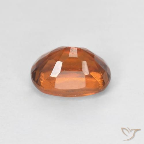 Granato hessonite Arancio Medio naturale da 1.24 ct, Ovale, VS