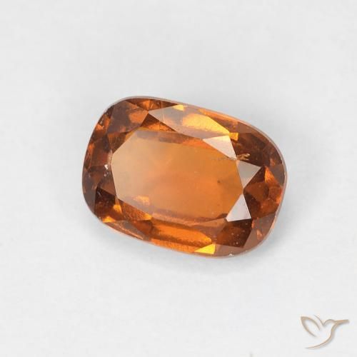Granato hessonite Arancio Medio naturale da 1.13 ct, Cuscino, VS