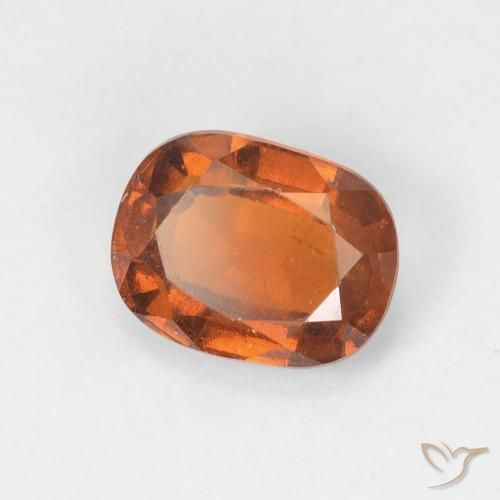 Granato hessonite Medium Dark-Orange naturale da 1.72 ct, Cuscino, VS