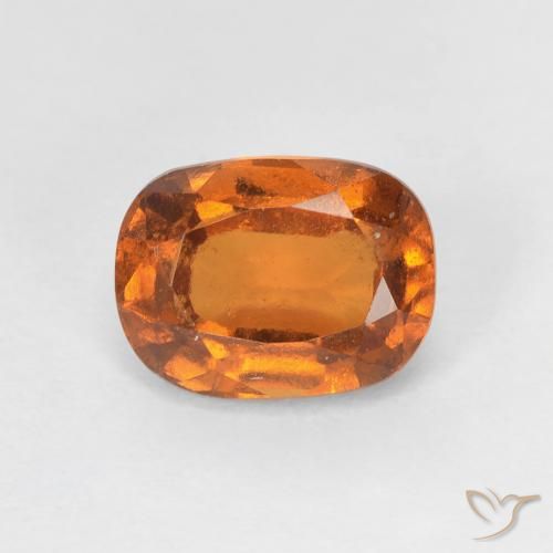 1.81ct Naturale Arancio Medio Granato hessonite, Cuscino, VS
