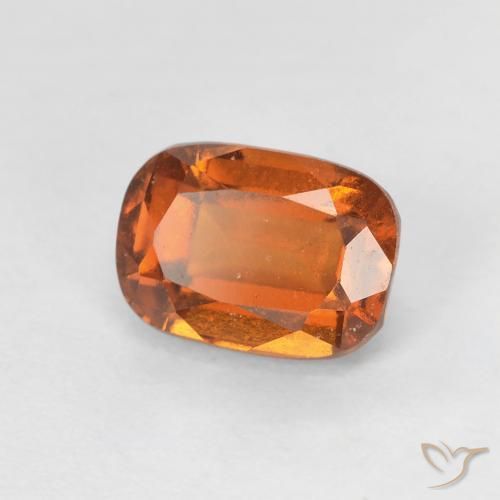 Granato hessonite Arancione scuro naturale da 1.34 ct, Cuscino, VS