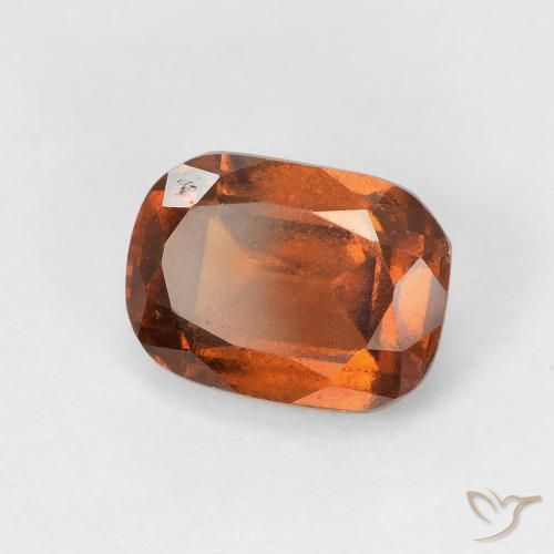 Granato hessonite Arancione scuro naturale da 1.90 ct, Cuscino, VS