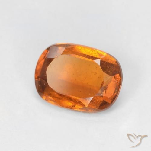 Granato hessonite Arancio giallastro naturale da 1.59 ct, Cuscino, VS