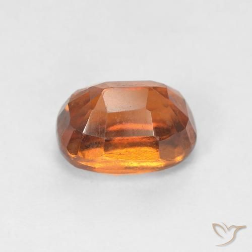 Granato hessonite Arancione scuro naturale da 1.57 ct, Ovale, VS-SI