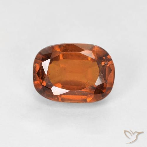 Granato hessonite Medium Dark-Orange naturale da 1.33 ct, Ovale, VS