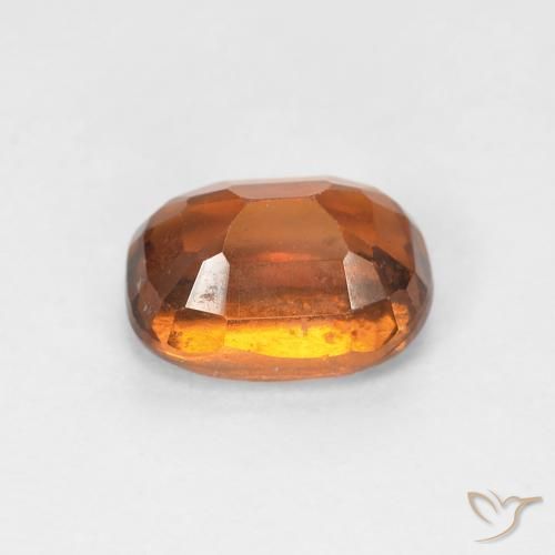 Granato hessonite Medium Dark-Orange naturale da 1.33 ct, Ovale, VS