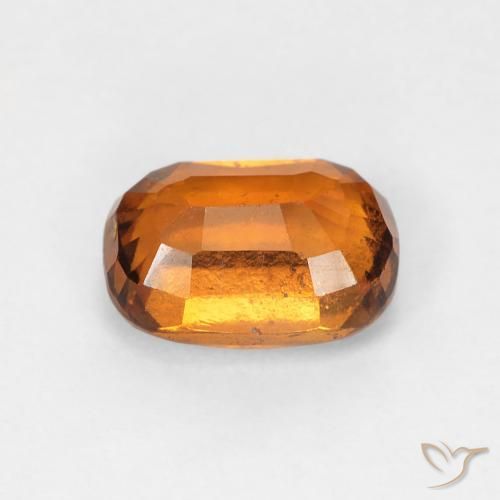Granato hessonite Arancio Medio naturale da 1.25 ct, Cuscino, VS-SI
