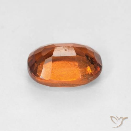 Granato hessonite Arancione scuro naturale da 1.12 ct, Cuscino, VS-SI