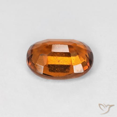 Granato hessonite Arancio Medio naturale da 1.46 ct, Ovale, VS-SI