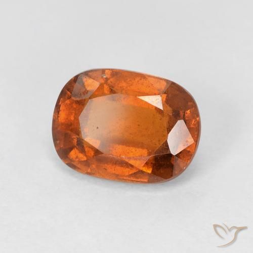 Granato hessonite Arancio Medio naturale da 1.86 ct, Cuscino, VS-SI