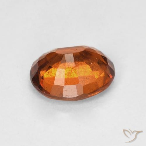 Granato hessonite Arancione Ambra naturale da 1.40 ct, Ovale, VS