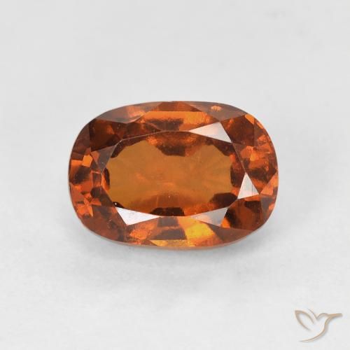 1.94ct Naturale Arancione rossastra Granato hessonite, Ovale, VS