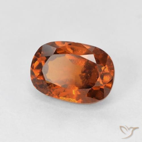 Granato hessonite Arancione rossastra naturale da 1.94 ct, Ovale, VS