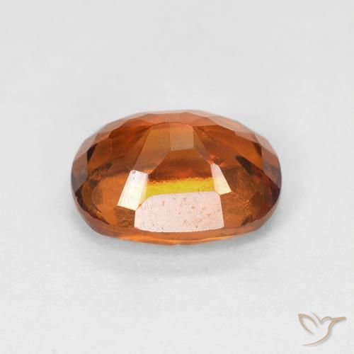 Granato hessonite Arancione rossastra naturale da 1.94 ct, Ovale, VS