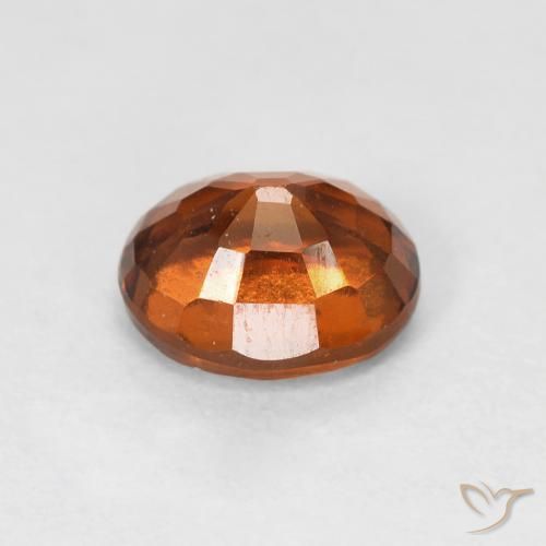 Granato hessonite Arancione rossastra naturale da 1.29 ct, Ovale, VS