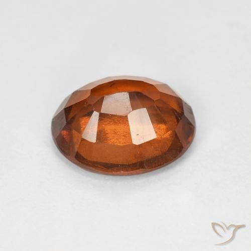 Granato hessonite Medium Dark-Orange naturale da 2.69 ct, Ovale, VS