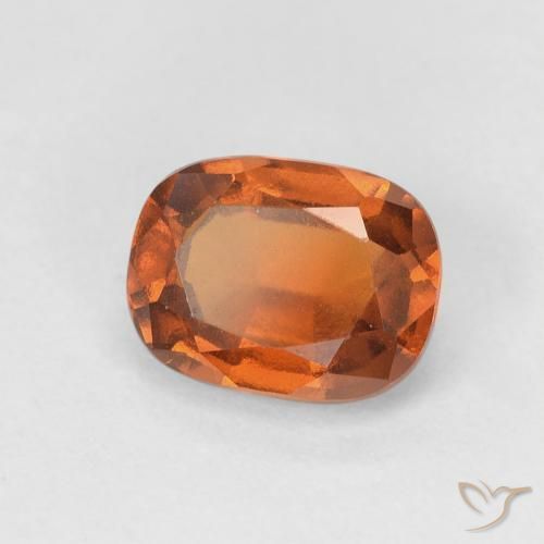 Granato hessonite Medium Dark-Orange naturale da 1.83 ct, Cuscino, VVS-VS