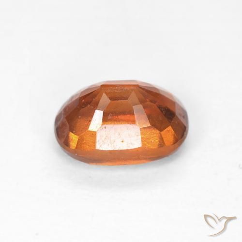 Granato hessonite Medium Dark-Orange naturale da 1.29 ct, Cuscino, VVS-VS