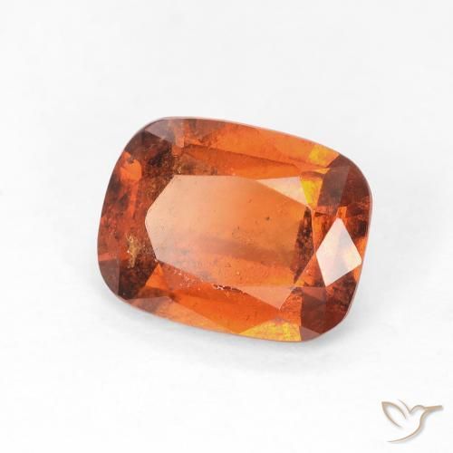 Granato hessonite Arancione rossastra naturale da 2.35 ct, Cuscino, VS-SI