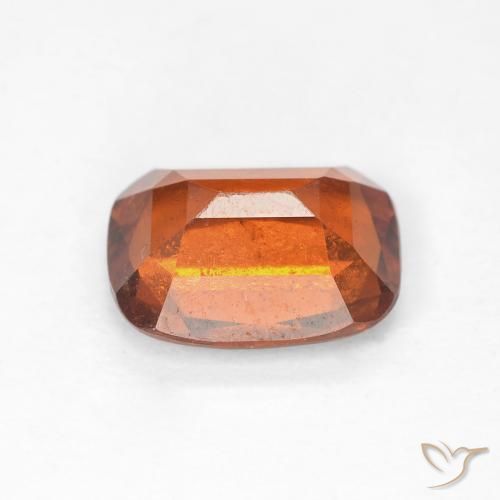 Granato hessonite Arancione rossastra naturale da 2.35 ct, Cuscino, VS-SI