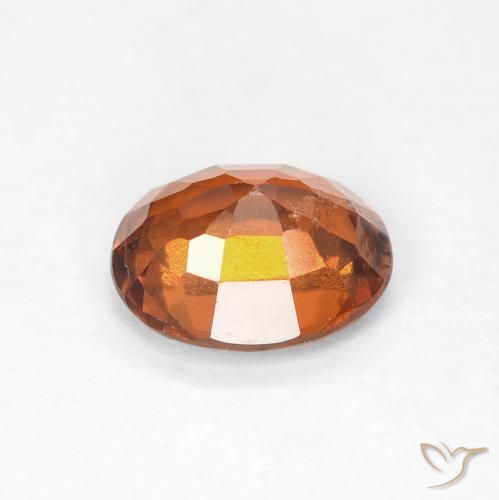 Granato hessonite Arancione scuro naturale da 1.46 ct, Ovale, VS-SI