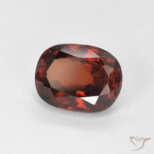 1.86ct Naturale Rosso scuro Granato hessonite, Cuscino, VS