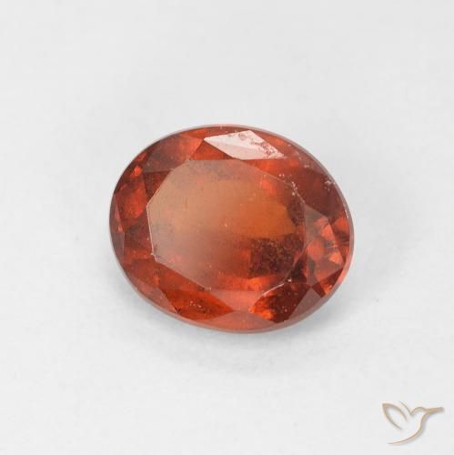 Granato hessonite Arancione Ambra naturale da 1.39 ct, Ovale, VS