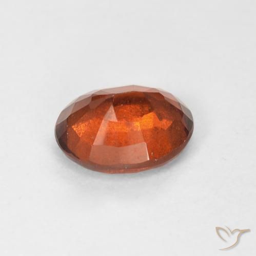 Granato hessonite Arancione Ambra naturale da 1.39 ct, Ovale, VS