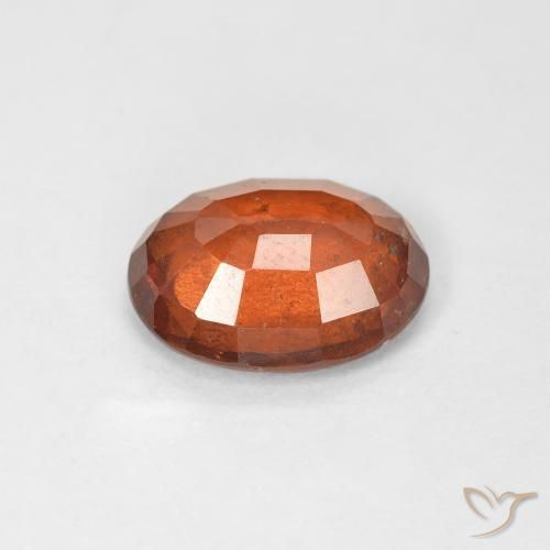 Granato hessonite Arancio caldo naturale da 2.44 ct, Ovale, VS
