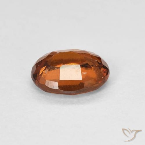 Granato hessonite Arancione Ambra naturale da 0.97 ct, Ovale, VVS-VS