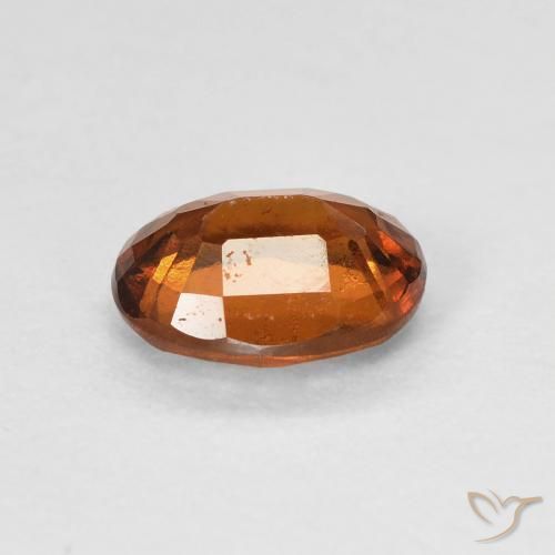 Granato hessonite Arancione Ambra naturale da 1.33 ct, Ovale, VVS-VS