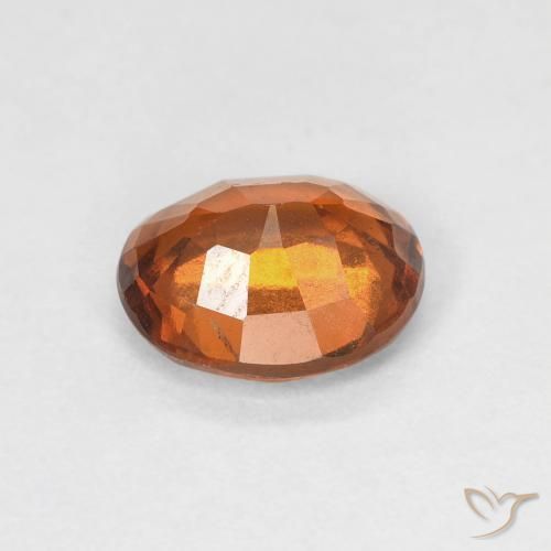 Granato hessonite Arancione Ambra naturale da 1.59 ct, Ovale, VVS-VS