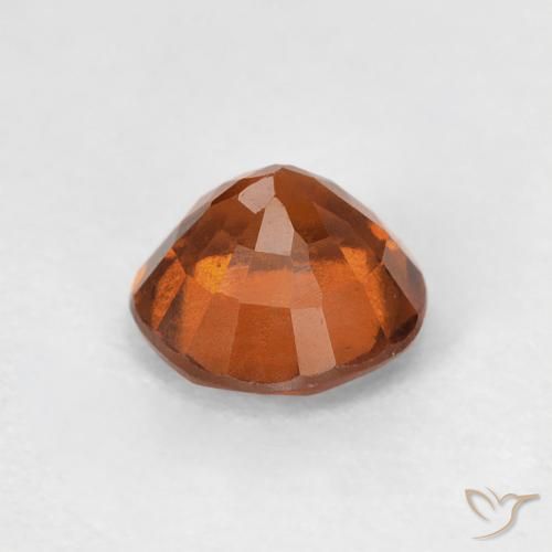 Granato hessonite Arancione Ambra naturale da 0.98 ct, Rotondo, VVS-VS
