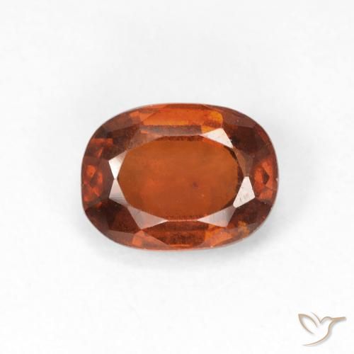 1.69ct Naturale Arancione Ambra Granato hessonite, Ovale, VS