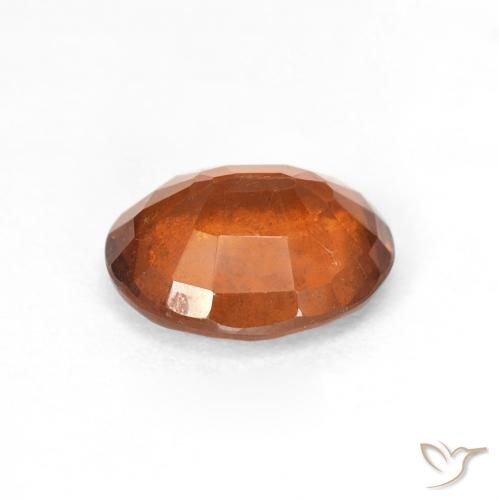 Granato hessonite Medium Dark-Orange naturale da 2.15 ct, Ovale, VS