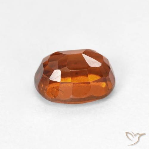 Granato hessonite Medium Dark-Orange naturale da 1.25 ct, Ovale, VS