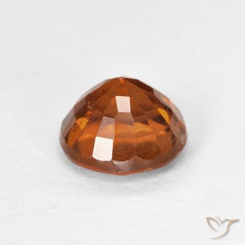 Granato hessonite Arancione Ambra naturale da 0.94 ct, Rotondo, VS