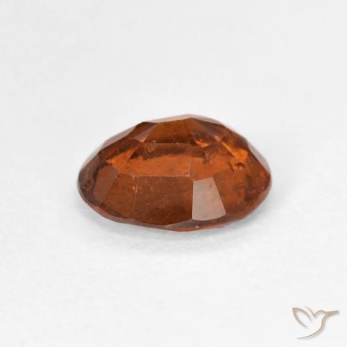 Granato hessonite Arancione scuro naturale da 1.60 ct, Ovale, VS