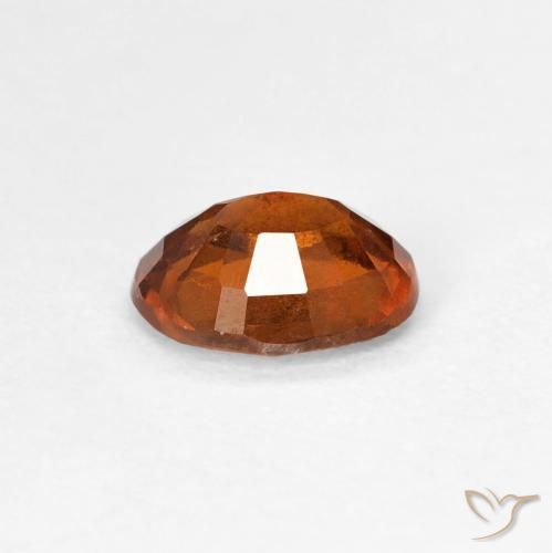 Granato hessonite Arancione scuro naturale da 1.06 ct, Ovale, VS