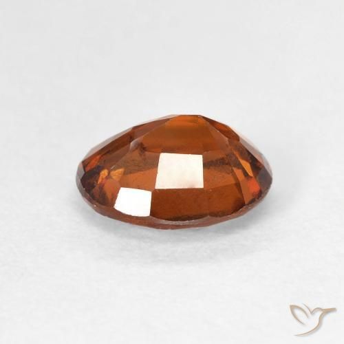Granato hessonite Arancione scuro naturale da 1.74 ct, Ovale, VS