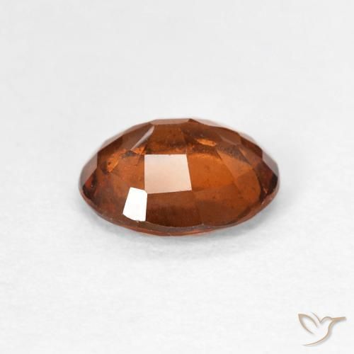 Granato hessonite Arancione scuro naturale da 1.65 ct, Ovale, VS