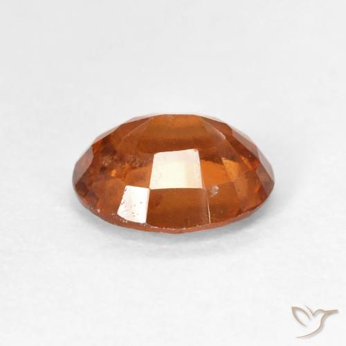 Granato hessonite Arancione scuro naturale da 1.88 ct, Ovale, VS